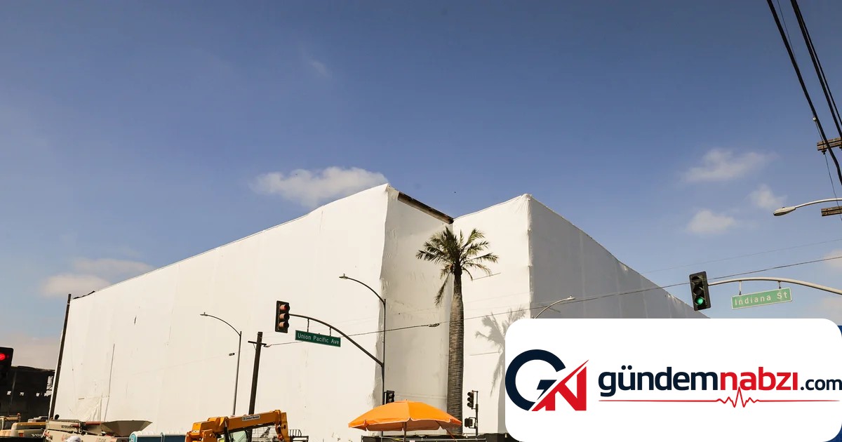 Los Angeles'ta yanan deponun yeniden inşasına tepki