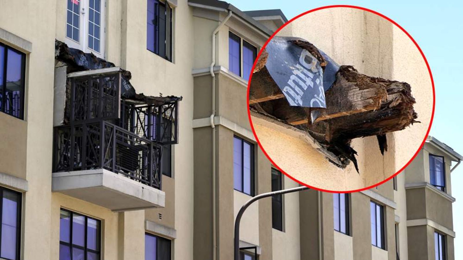 İstanbul Üsküdar'da bina balkonunda çökme yaşandı