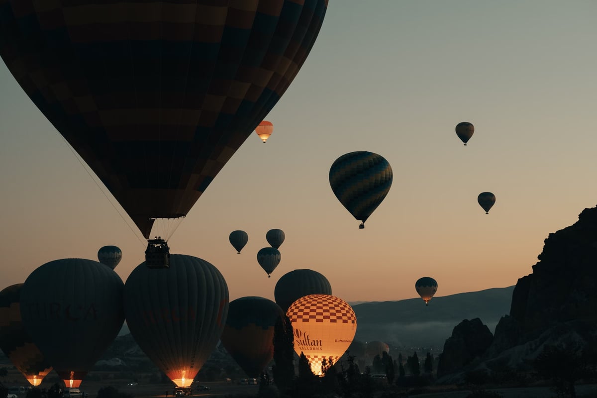 Nevşehir Kapadokya'da balon turizmi 6 ayda 306 bin kişiyi ağırladı