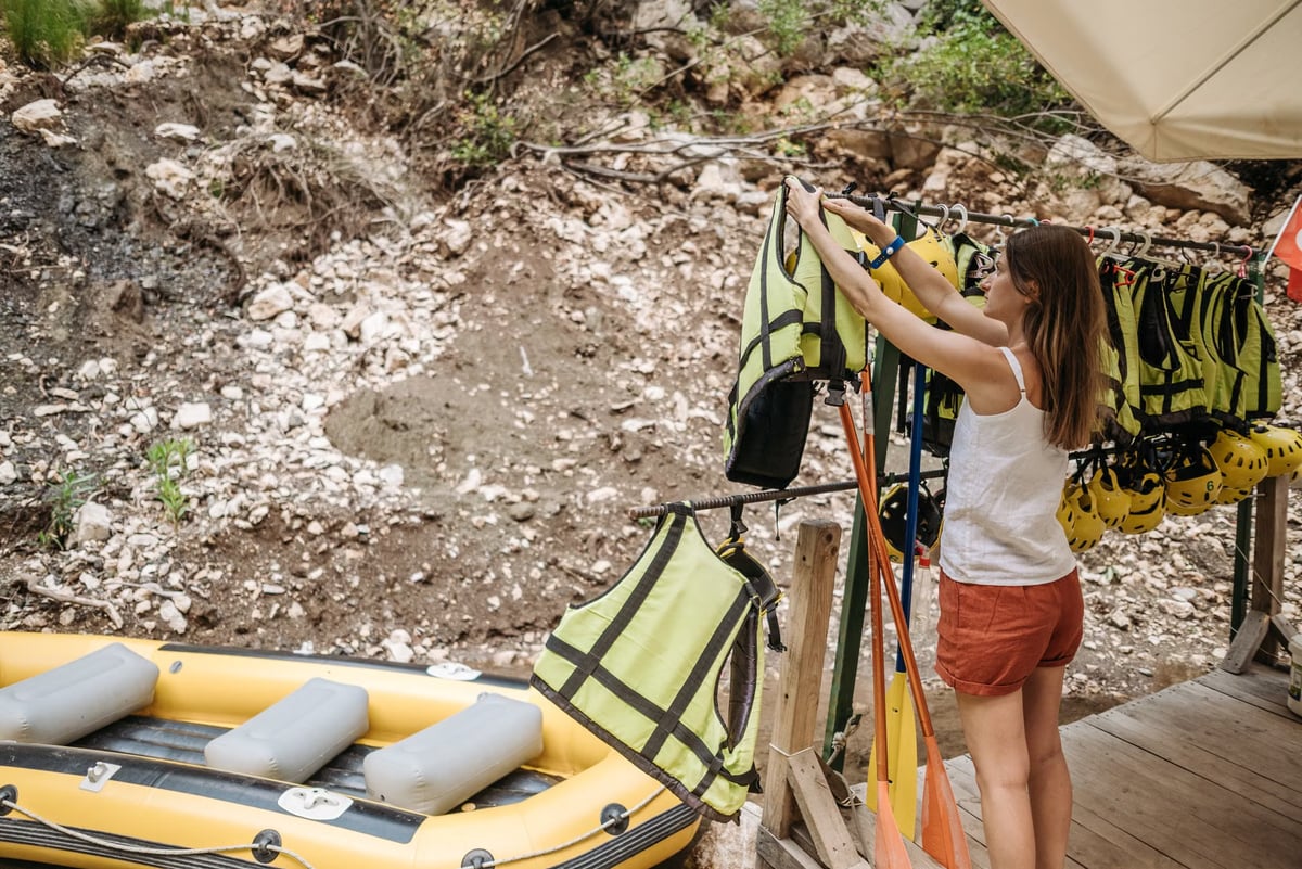 Kars'ta ilk rafting eğitim kampı başladı