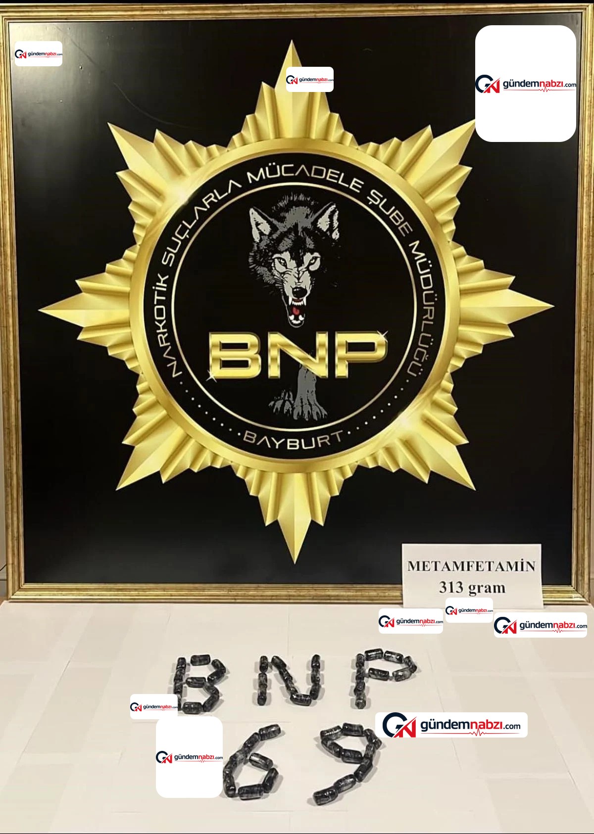 Bayburt'ta midesinden uyuşturucu çıkan şüpheli tutuklandı