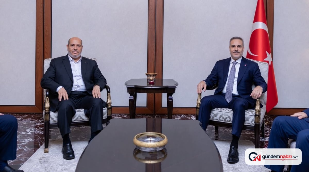 Dışişleri Bakanı Fidan, Hamas Siyasi Büro Başkanı Hayye ile görüştü