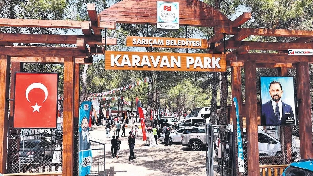 Sarıçam Belediyesi Karavan parkı doğa tutkunlarını ağırlıyor