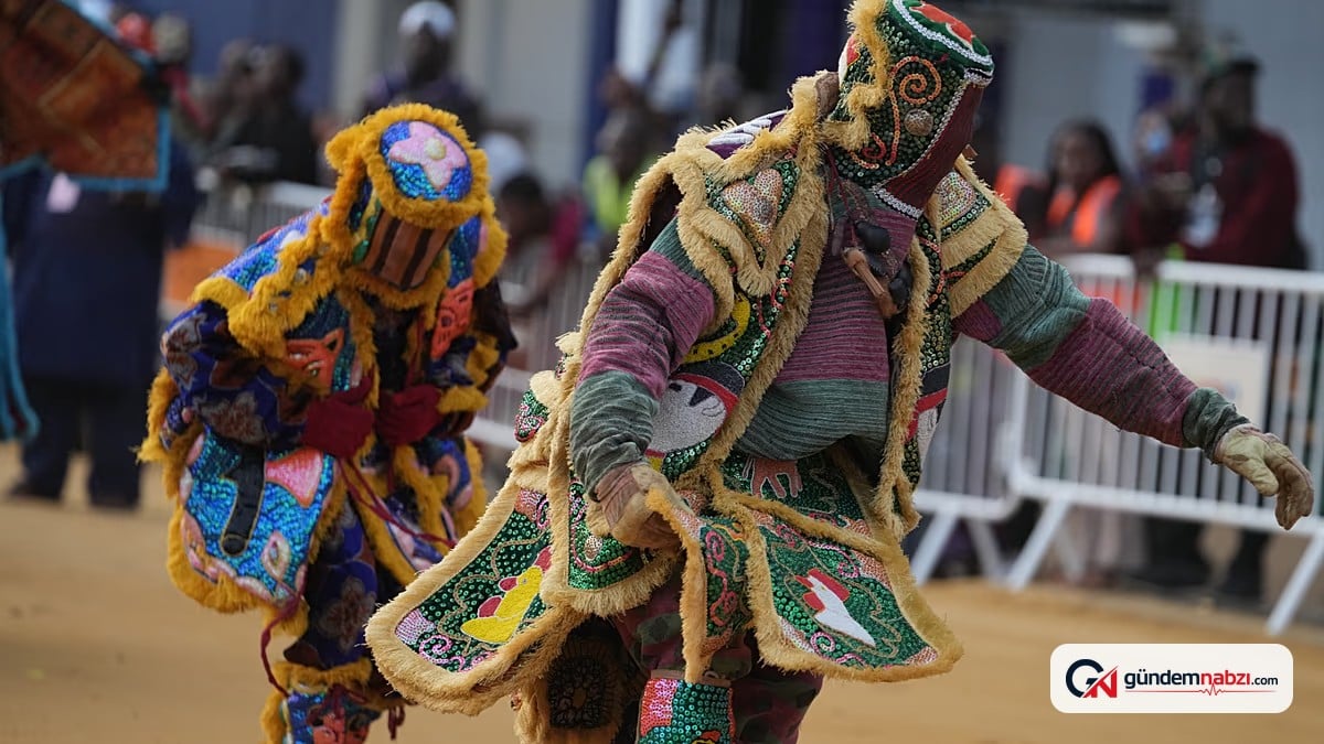 Benin'de Maske Festivali renkli görüntülere sahne oldu