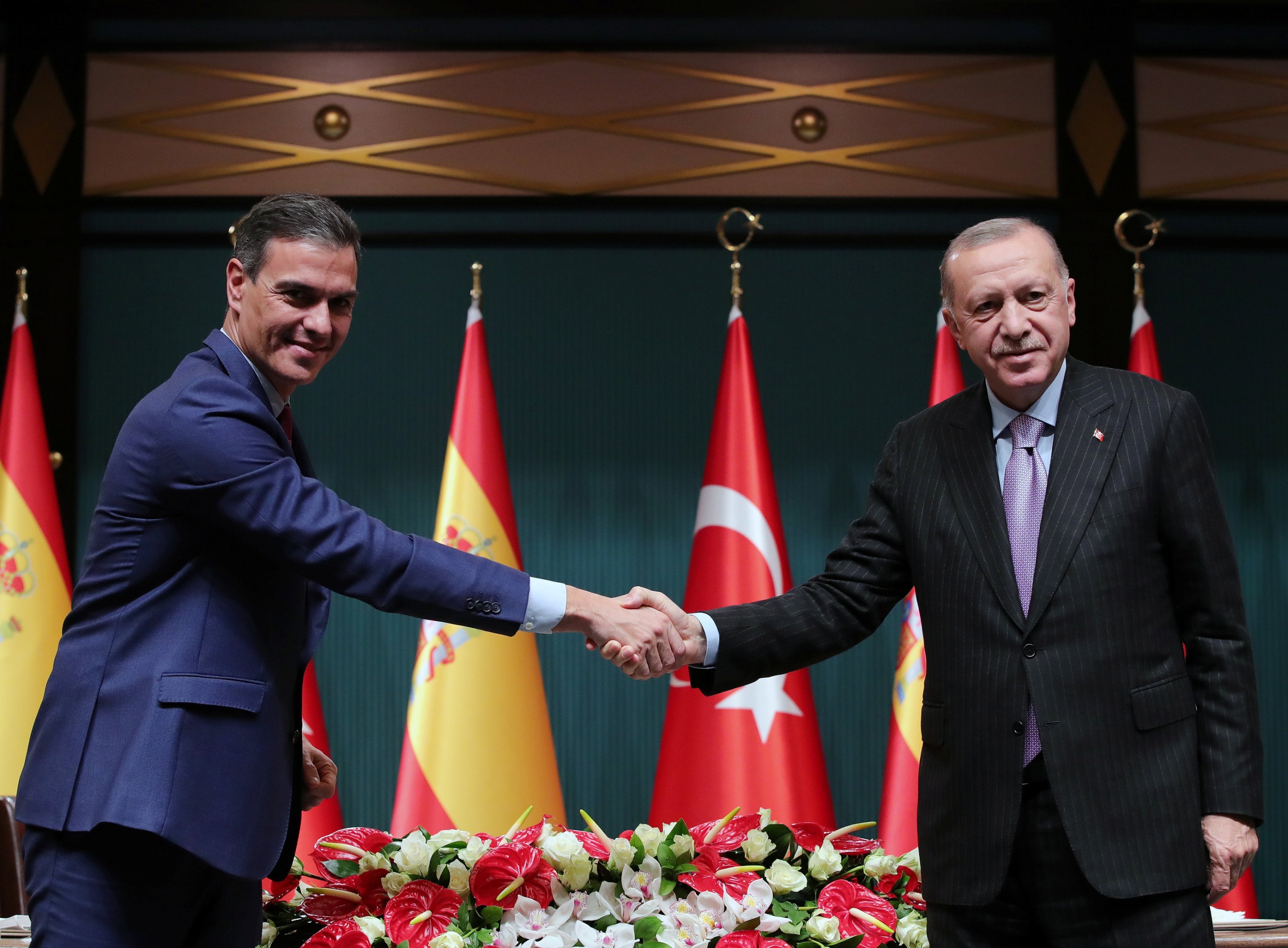 Cumhurbaşkanı Erdoğan, İspanyol Başbakan Sanchez ile görüştü