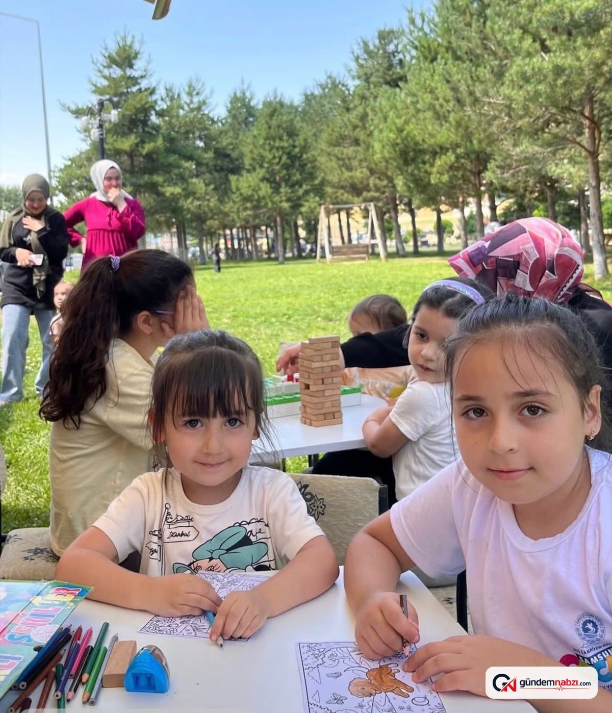 Gezici kütüphane yenişehir Parkı’nda çocuklarla buluştu