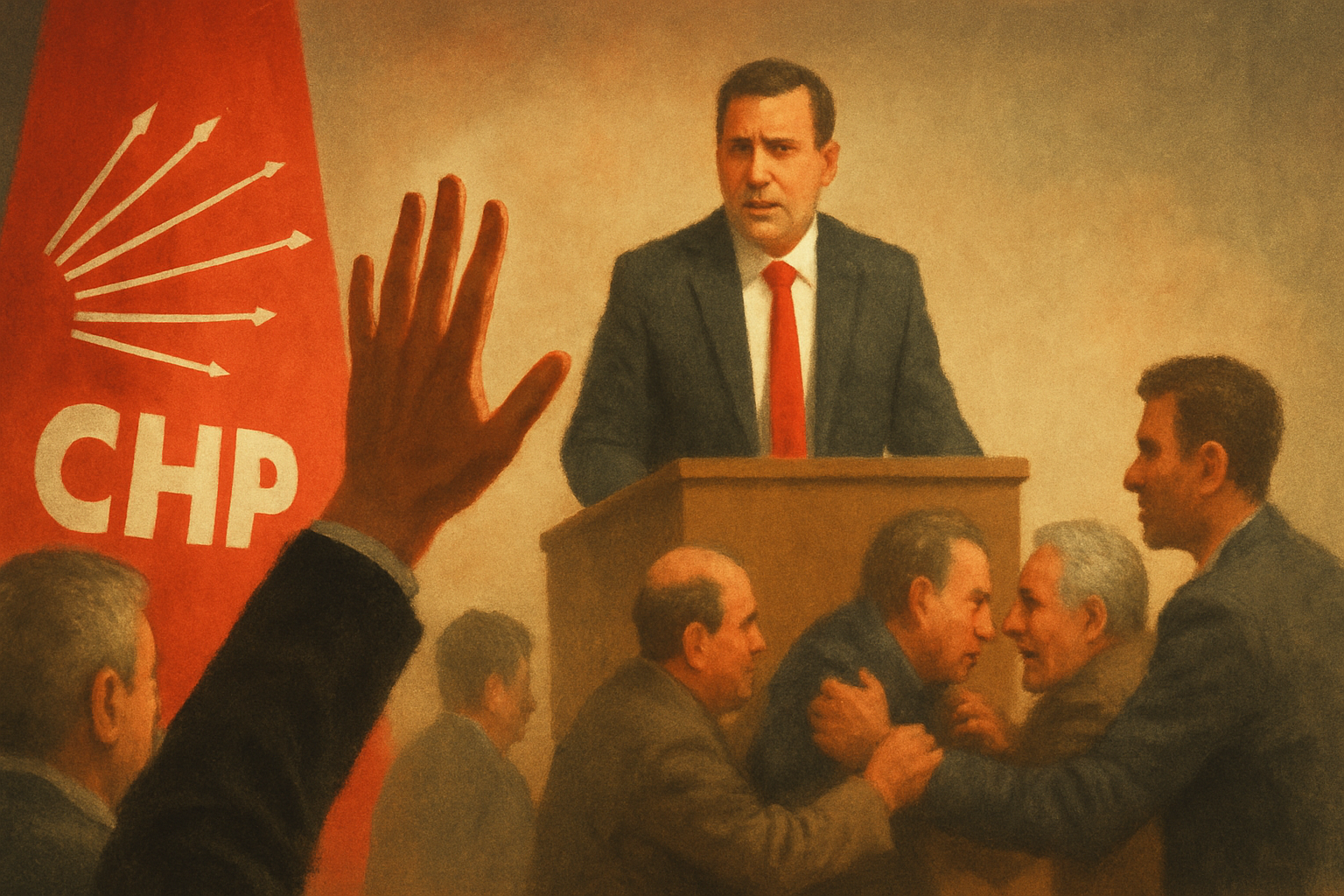 CHP Ankara'da gergin anlar: Yeni il başkanı tartışma çıkardı