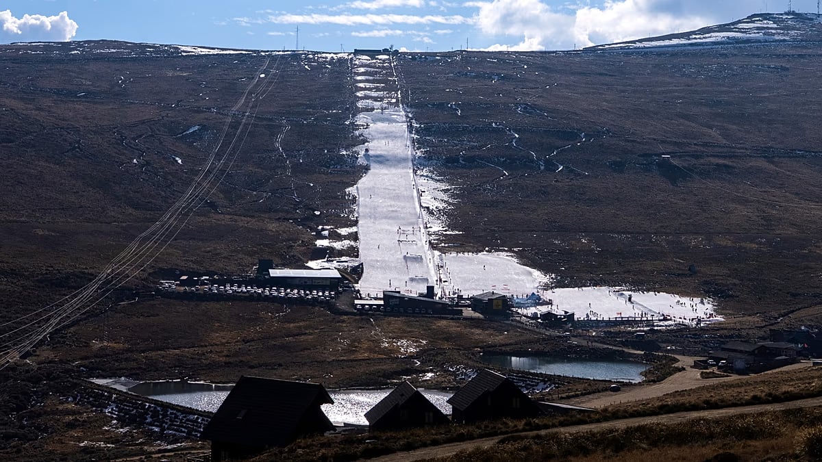 Afrika'da kış turizmi: Lesotho'daki kayak merkezi ilgi görüyor