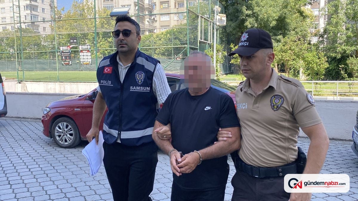 Samsun Atakum'da baba oğlunun burnunu çatlattı