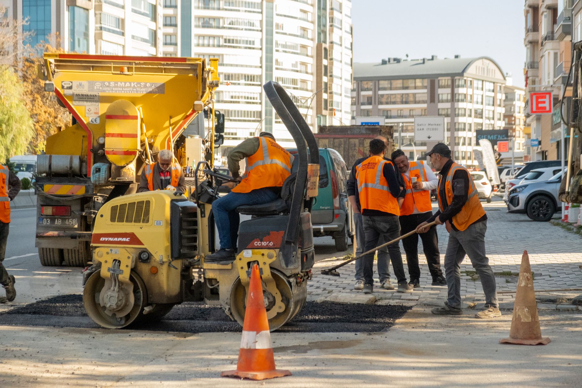 Çorum'da İki Kavşakta Çalışmalar Başladı
