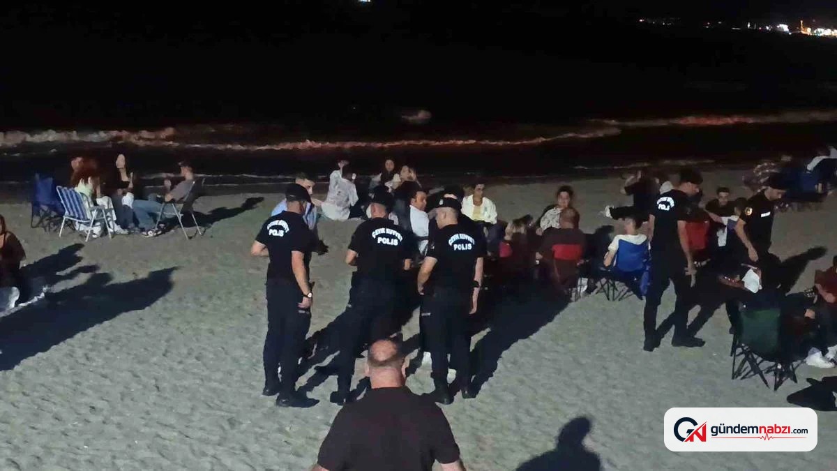 Tekirdağ'da polisten kumsallarda huzur ve güvenlik denetimi