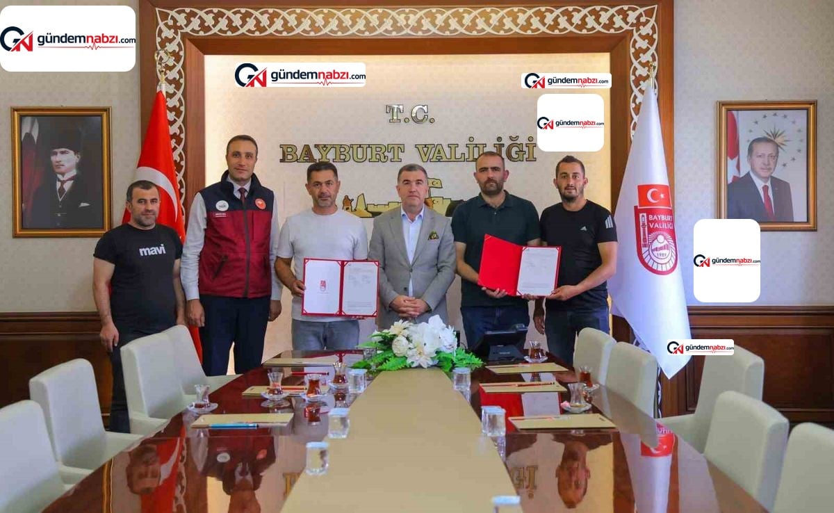 Bayburt'ta 94 milyonluk üç yeni yatırım için imzalar atıldı
