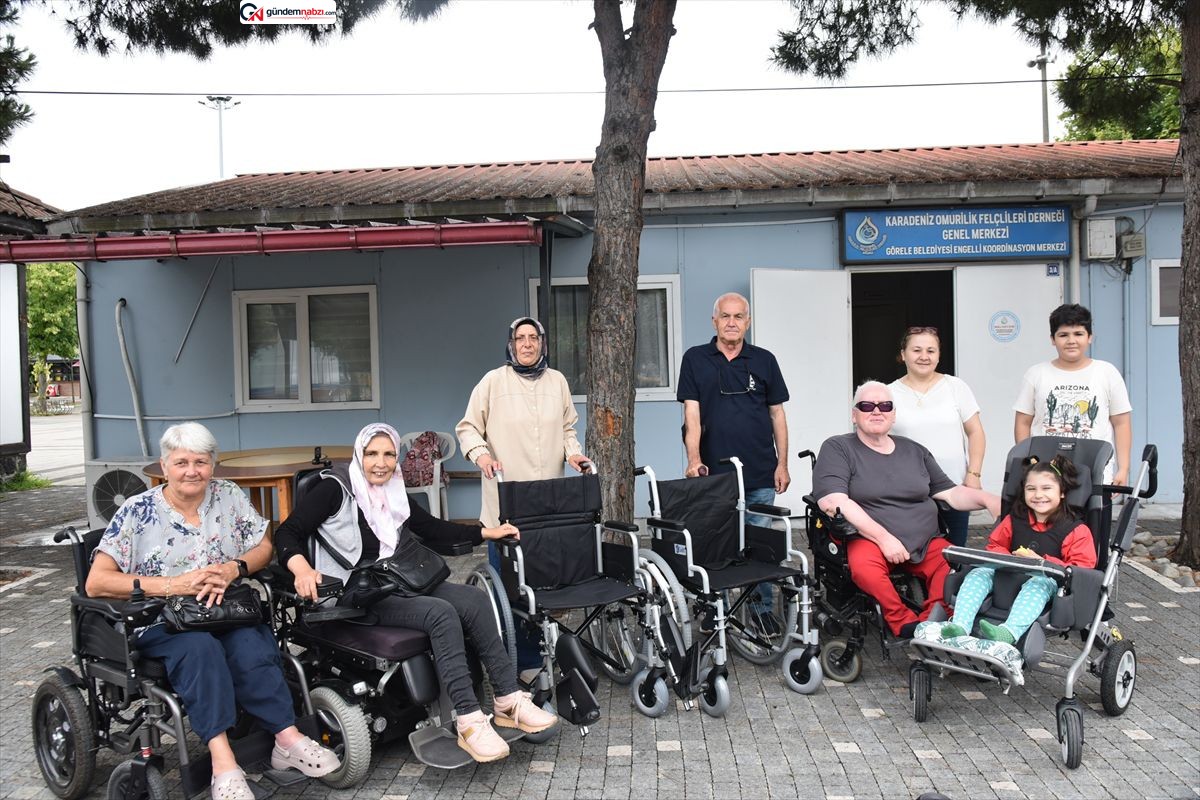 Karadeniz Omurilik Felçlileri Derneği'nden 32 engelliye destek
