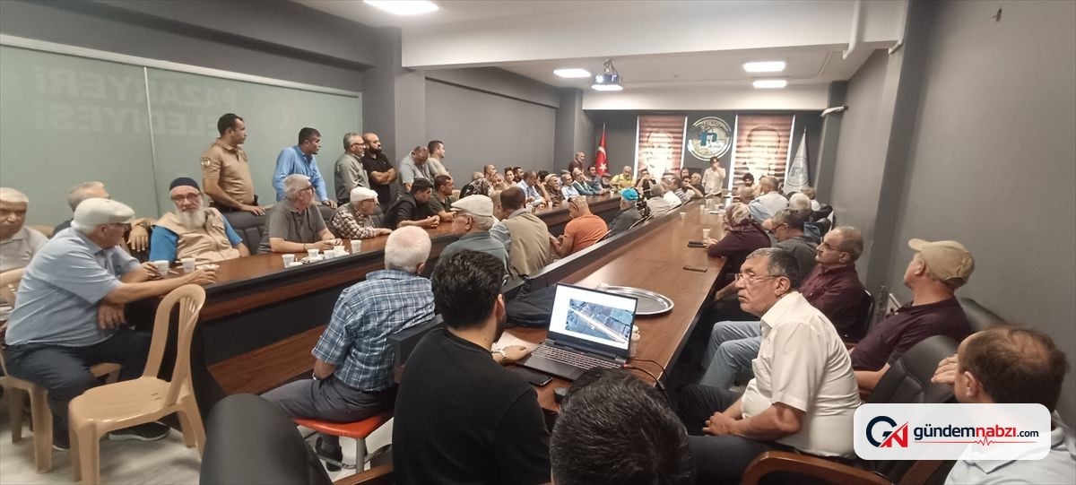 Pazaryeri'nde 8 km'lik yol için kamulaştırma toplantısı