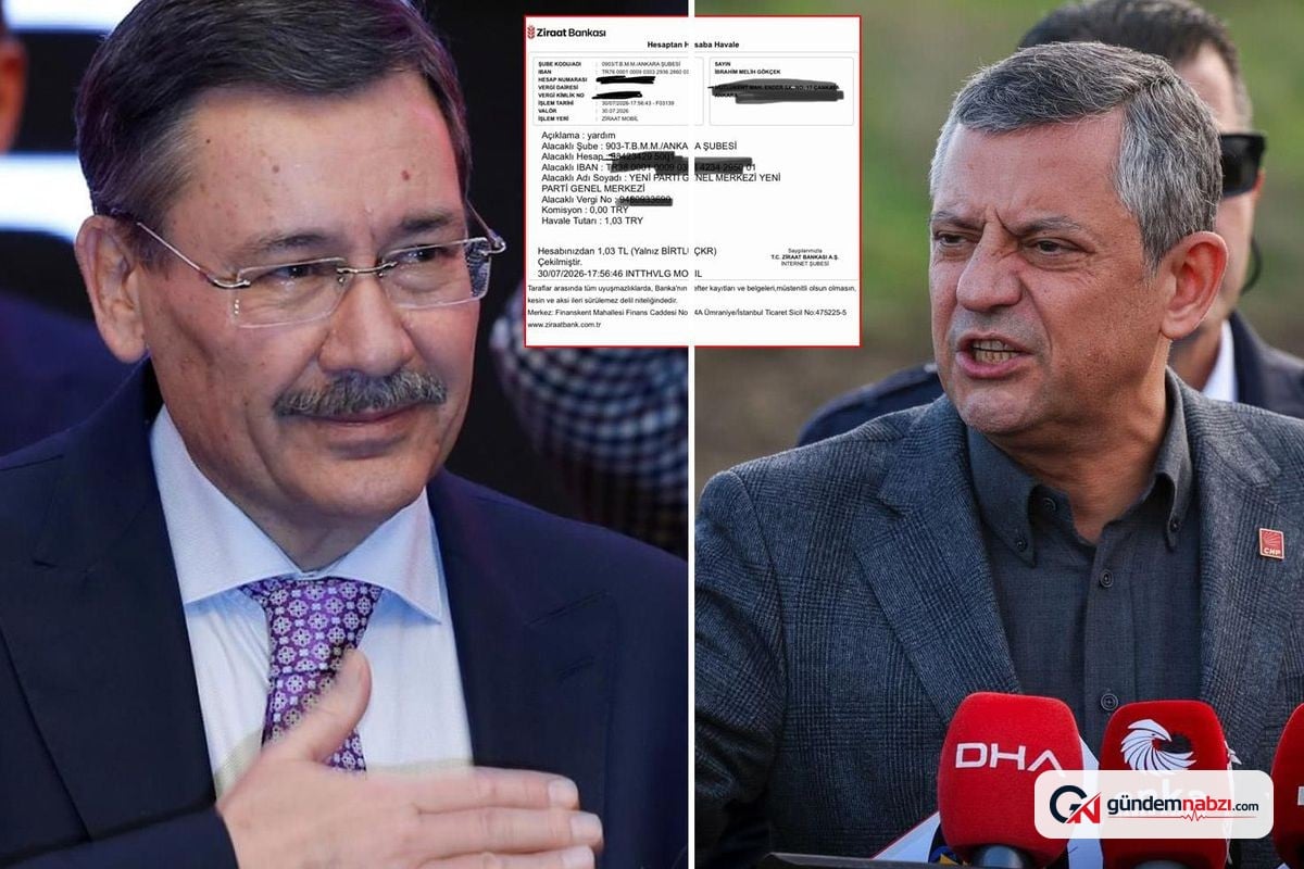 Melih Gökçek'ten Özgür Özel'in bağış çağrısına 1 lira 3 kuruşluk yanıt