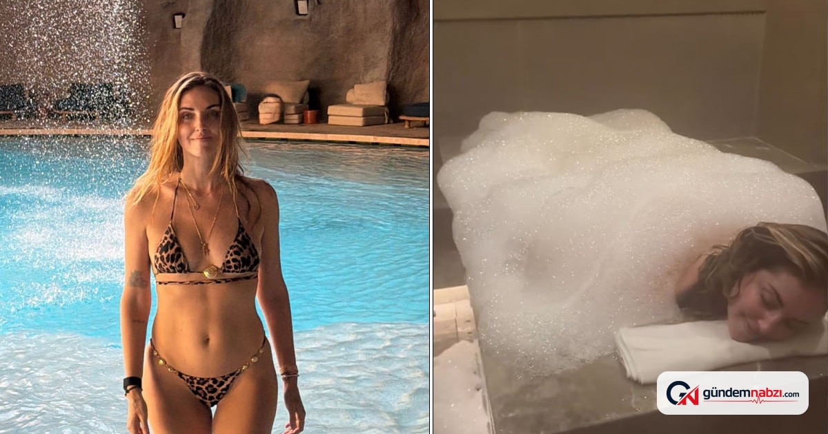 İtalyan moda ikonu Chiara Ferragni'nin Antalya tatili
