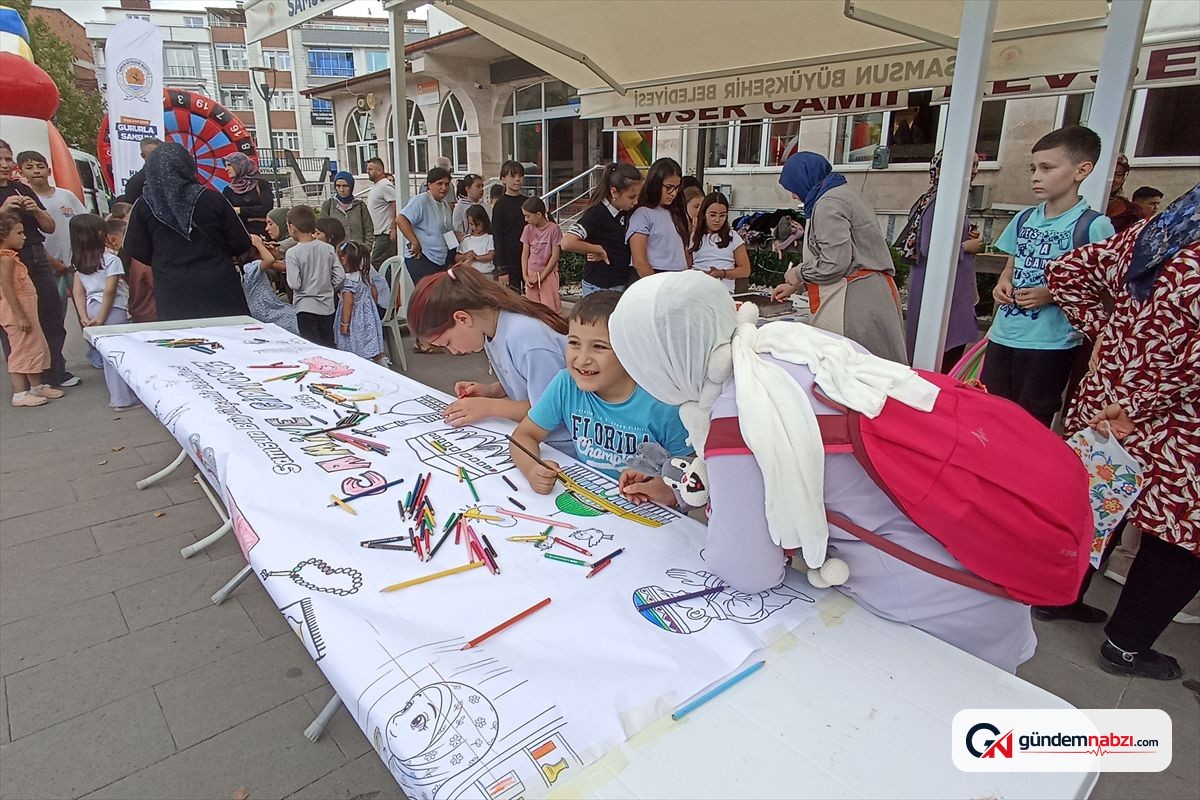 Samsun'da çocuklara yönelik camiye gidiyoruz etkinliği düzenlendi