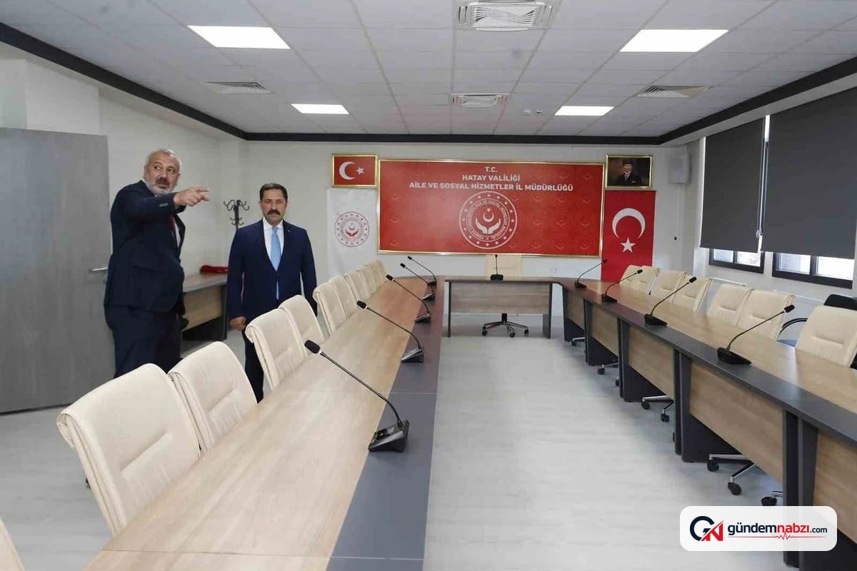 Hatay'da depremde yıkılan sosyal hizmet binaları açıldı