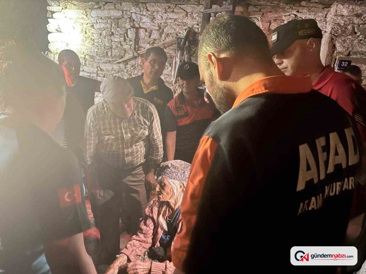 Aydın Çine'de Alzheimer hastası kadın sağ bulundu