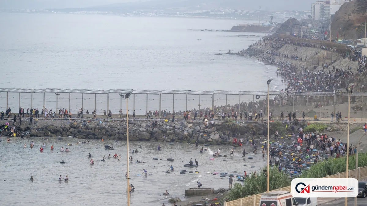 İspanya-Fas sınırındaki Ceuta'da göçmen krizi