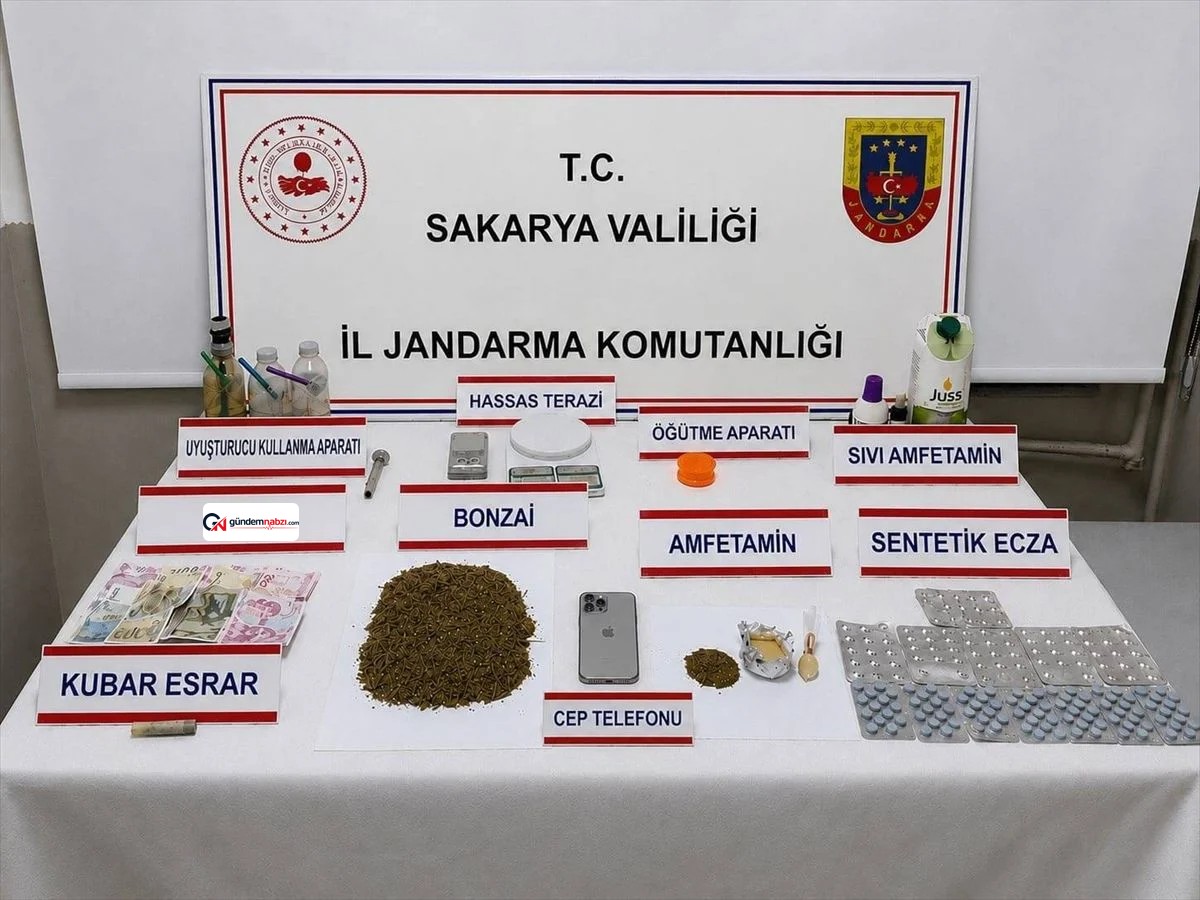 Sakarya'da uyuşturucu operasyonunda 1 şüpheli tutuklandı