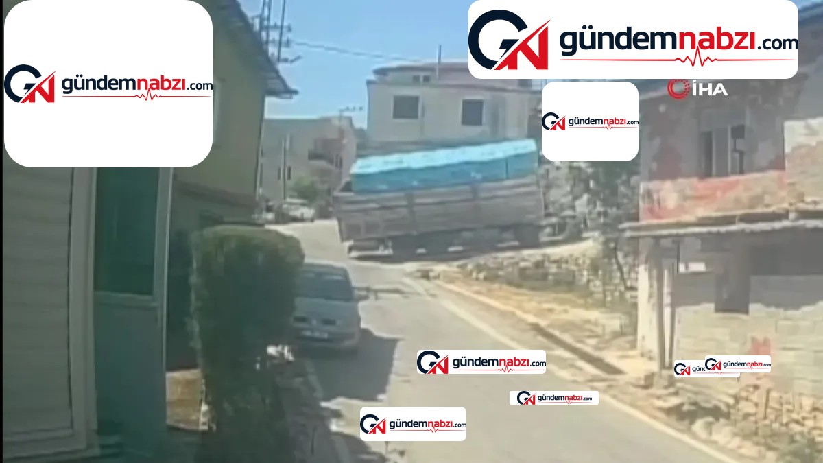 Hatay'da briket yüklü tır devrildi: 1 yaralı