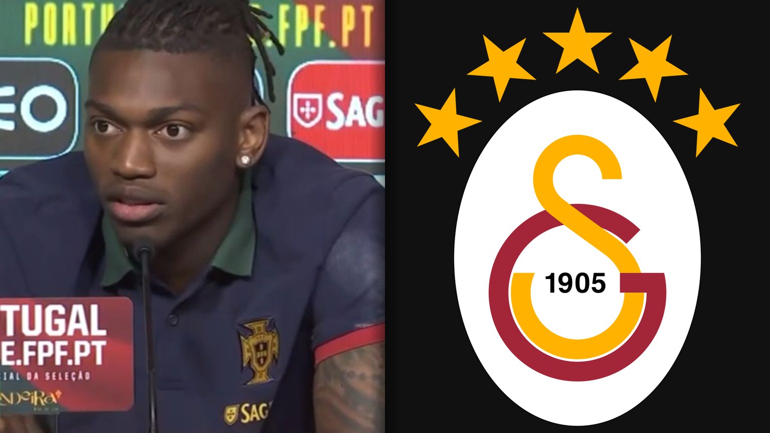 Galatasaray'ın Rafael Leao transferinde imzaya yaklaştığı öne sürüldü