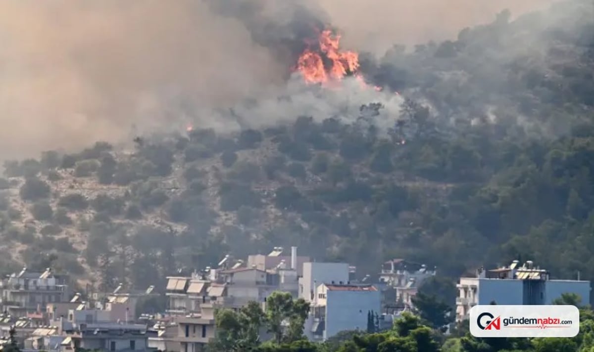 Yunanistan'da orman yangını: Trafik kısıtlamaları getirildi