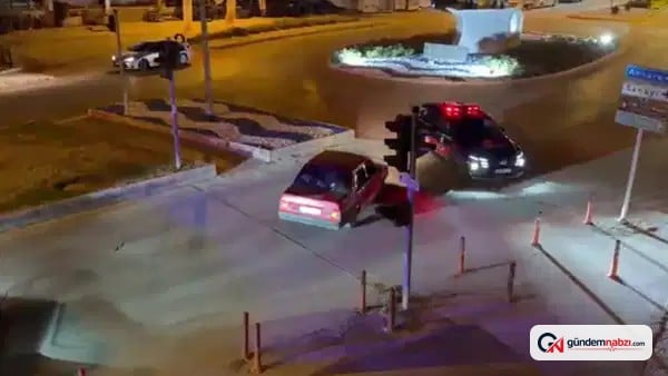 Burdur'da dur ihtarına uymayan ehliyetsiz sürücü yakalandı