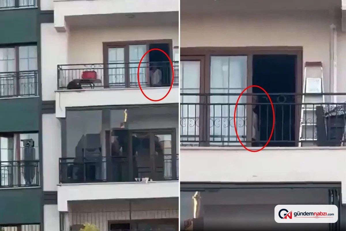 Gaziantep'te balkonda ahlaksız hareket: Komşulara aldırmadı