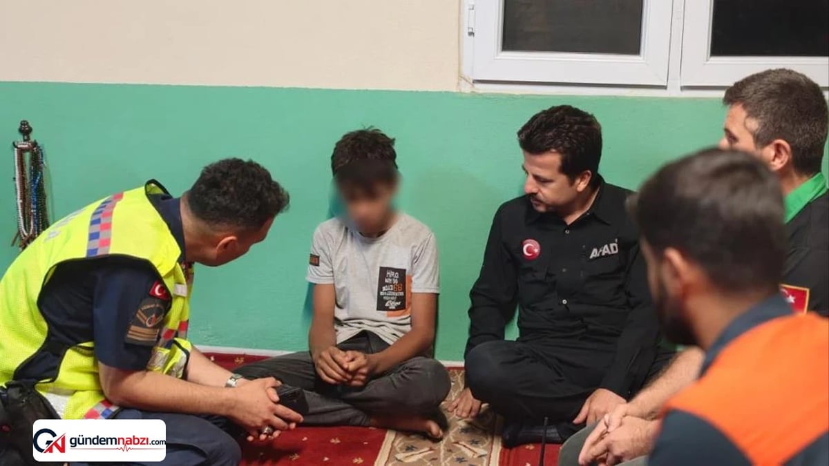 Kahramanmaraş'ta kaybolan 12 yaşındaki çocuk sağ bulundu