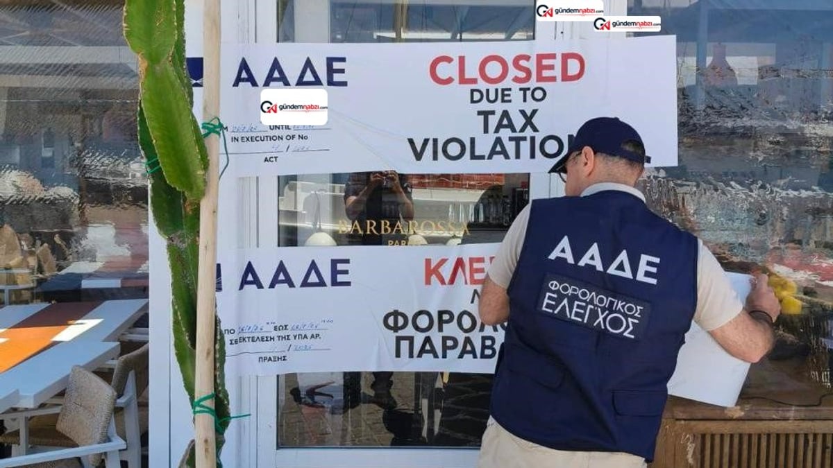 Yunanistan'da turizm bölgelerinde vergi denetimleri sürüyor