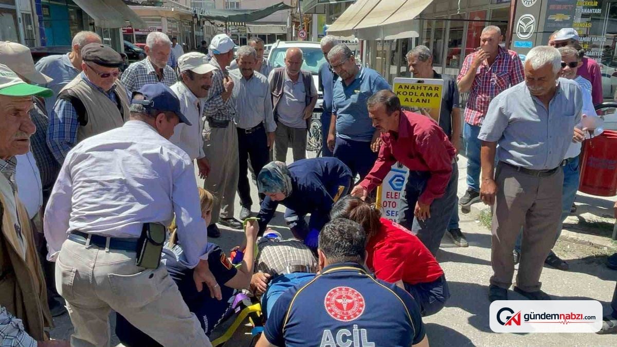 Karaman'da motosiklet kazasında yaralıya 'Yat lan yat' anonsu