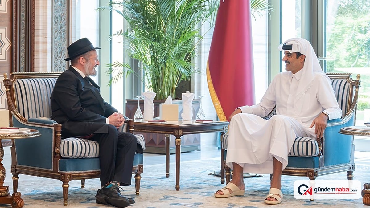 Rabbiler Katar Emiri'ne taziye ziyaretinde bulundu