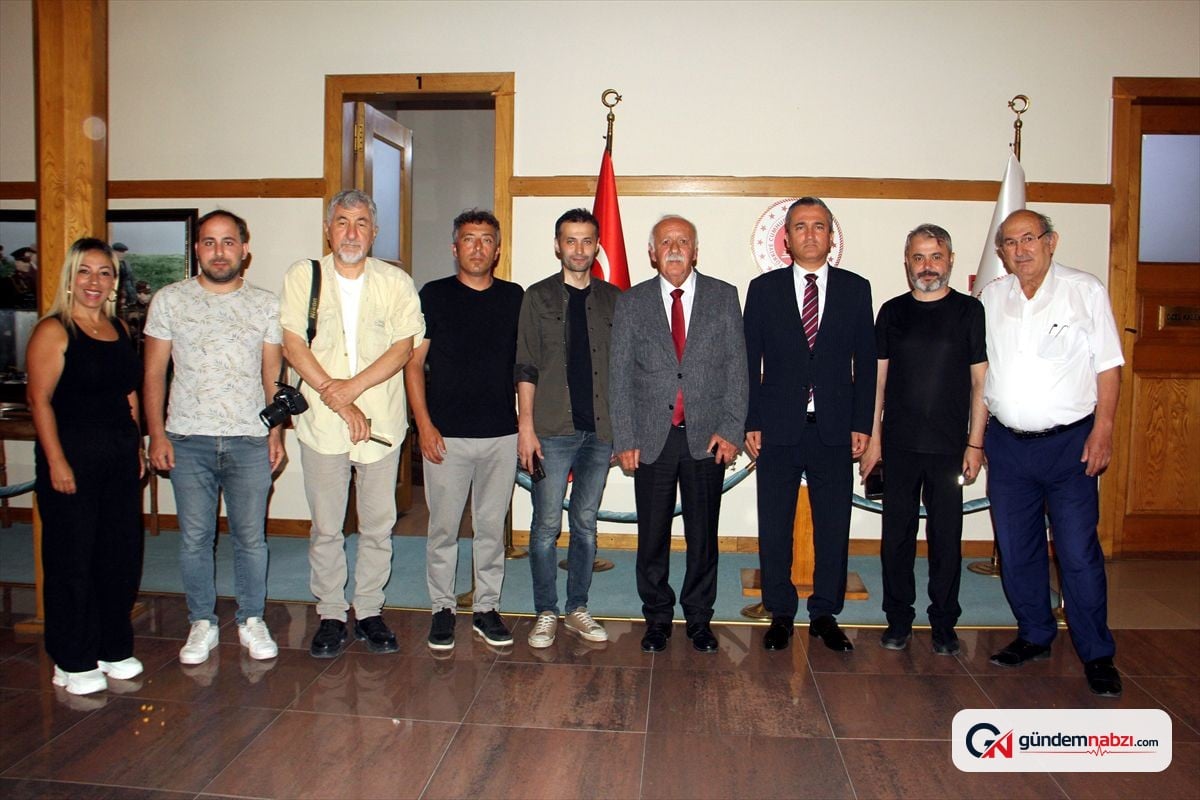 15 Eylül Gazeteciler Cemiyeti'nden Başsavcı Aksoy'a ziyaret