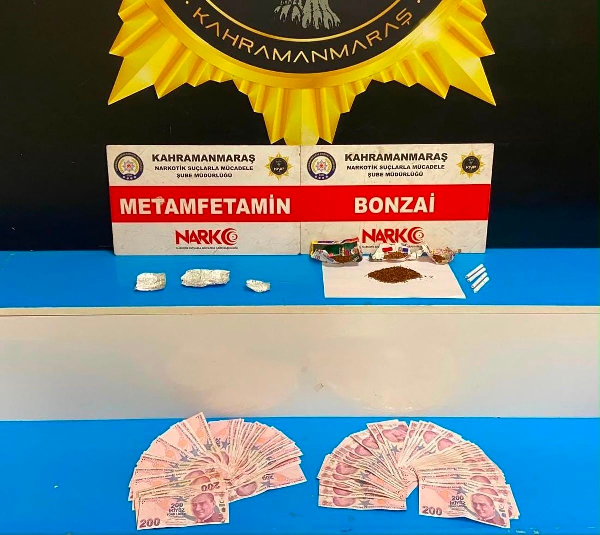 Kahramanmaraş'ta narkotik operasyonu: 9 tutuklama