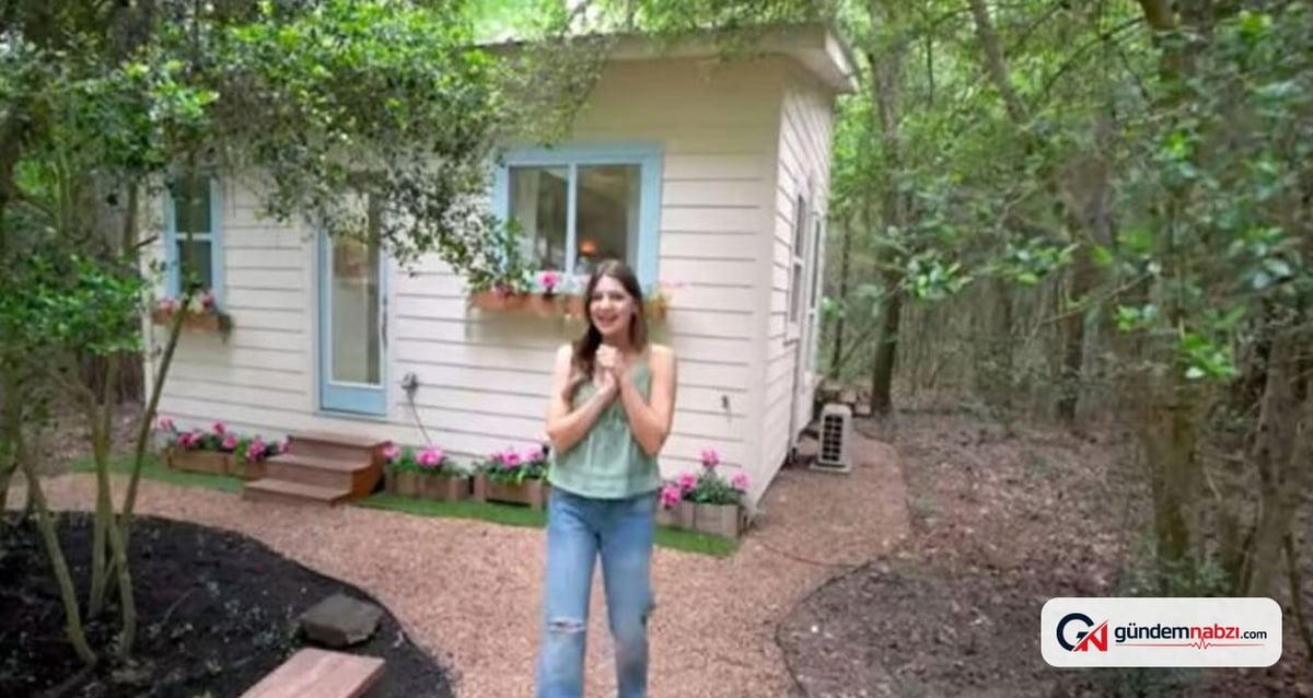 19 yaşındaki Annie Rose 39 bin euroya tiny house yaptı