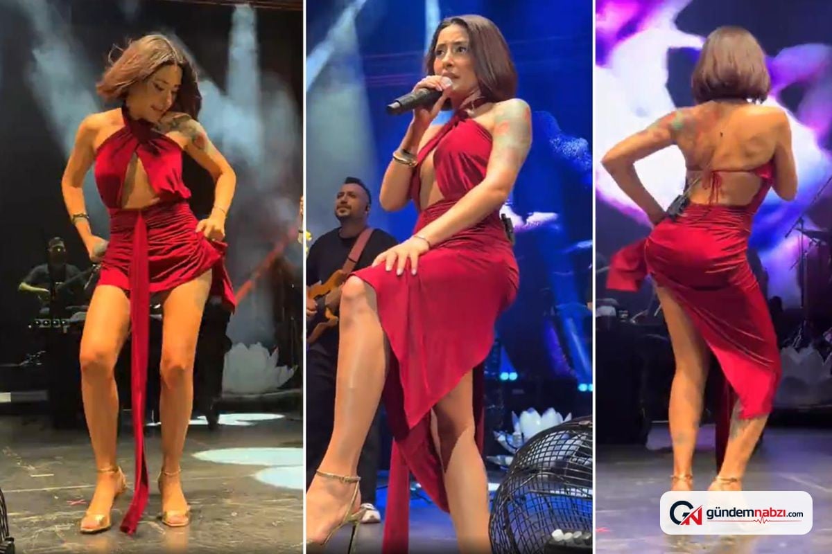 Melek Mosso'dan Antalya'da nefis konser ve dans şov