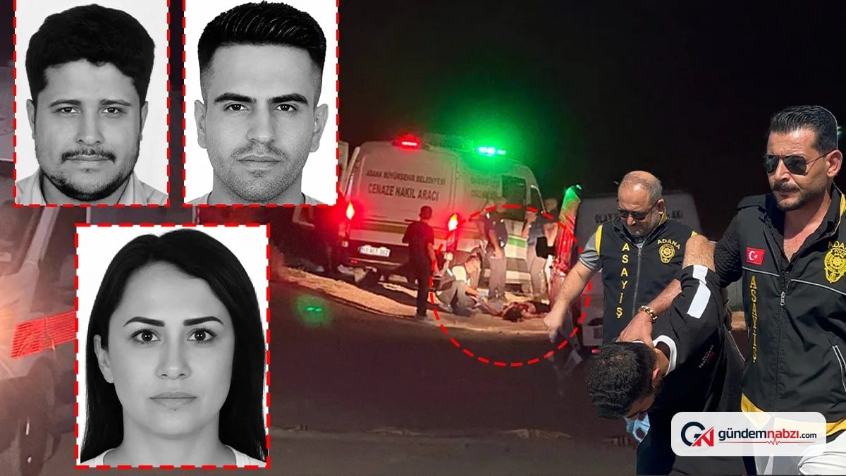 Adana'da sevgilisini ve iki tanığı öldüren şüpheli tutuklandı
