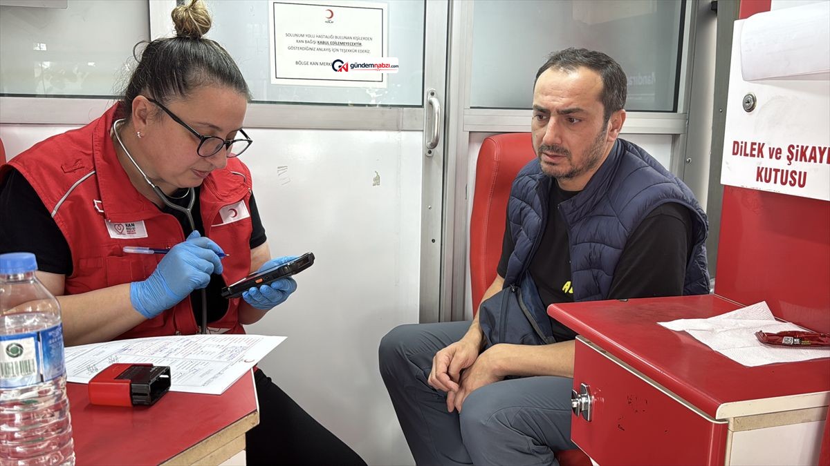 Rize'de kan bağışı kampanyası düzenlendi