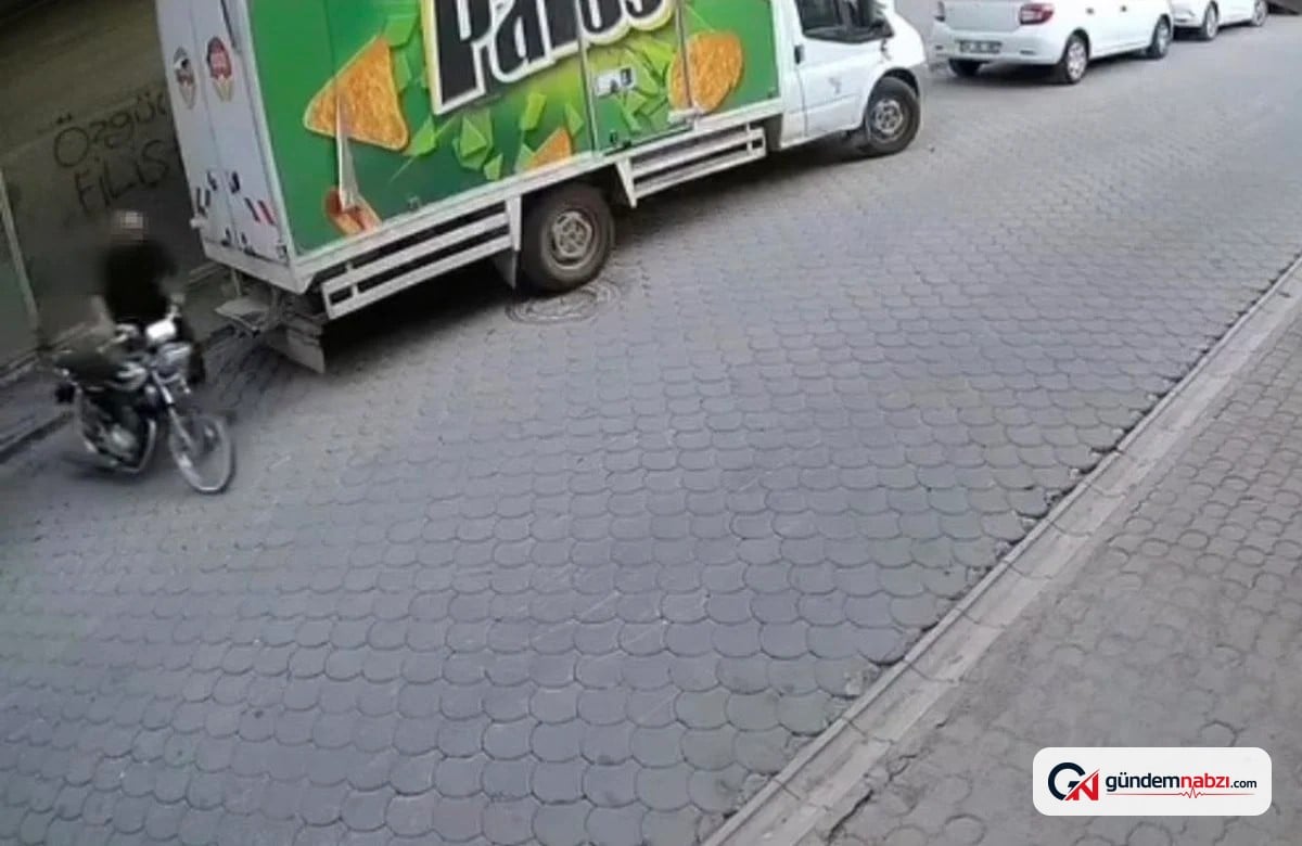 Mardin'de motosiklet hırsızlığı güvenlik kamerasında