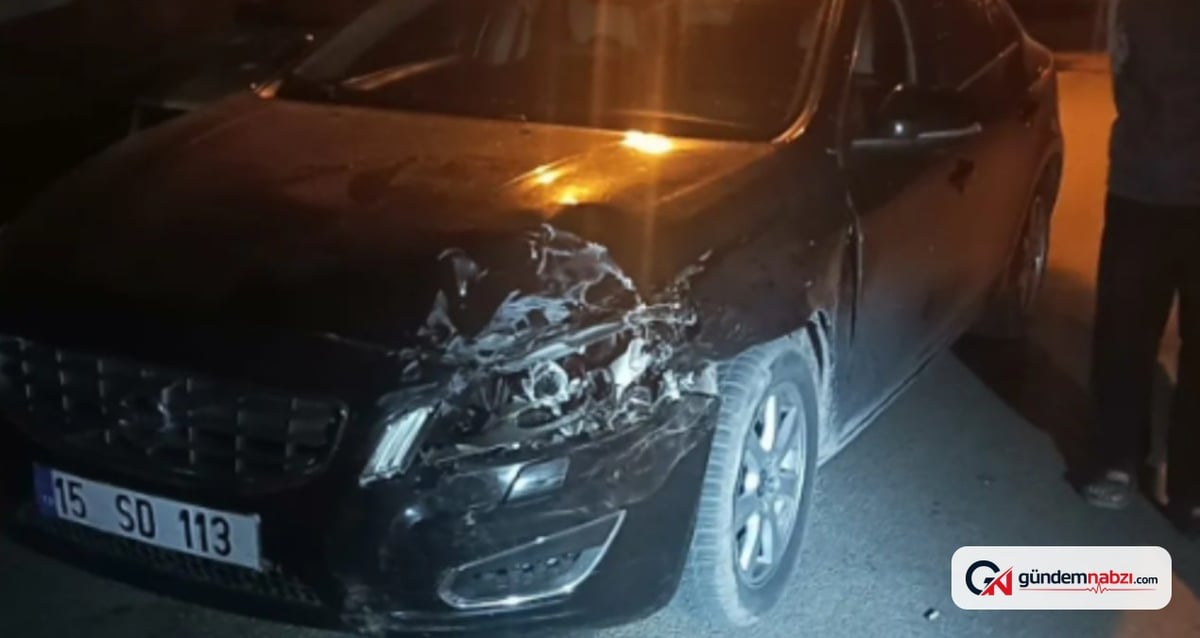 Burdur'da alkollü sürücü kaza yaptı: 25 bin lira ceza