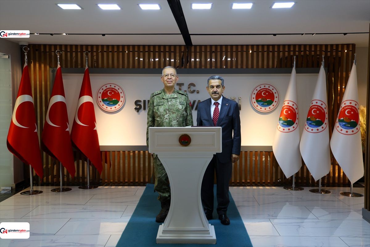 2. Ordu Komutanı Topaloğlu'ndan Şırnak Valisi Ekici'ye ziyaret