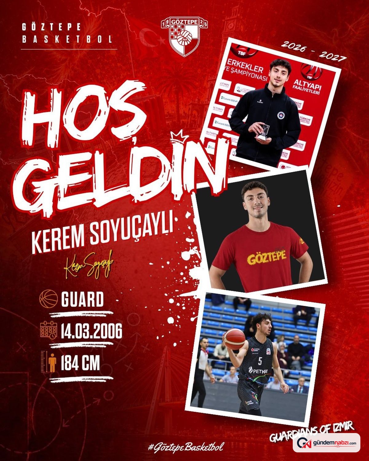 Göztepe Basketbol, Kerem Soyuçaylı'yı transfer etti