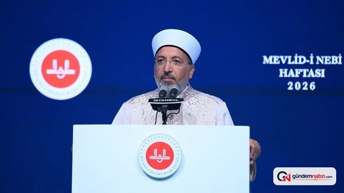 Diyanet İşleri Başkanı gençleri Peygamber ahlakıyla buluşturma hedefinde