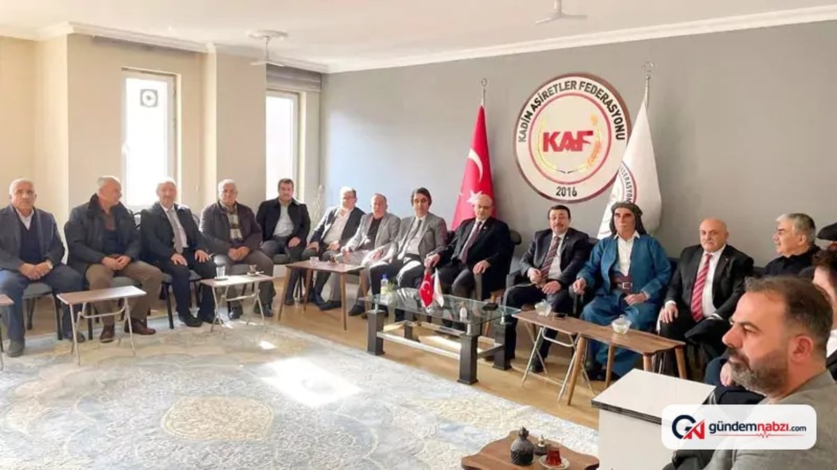 Kadim Aşiretler Federasyonu çerçeve yasaya destek verdi