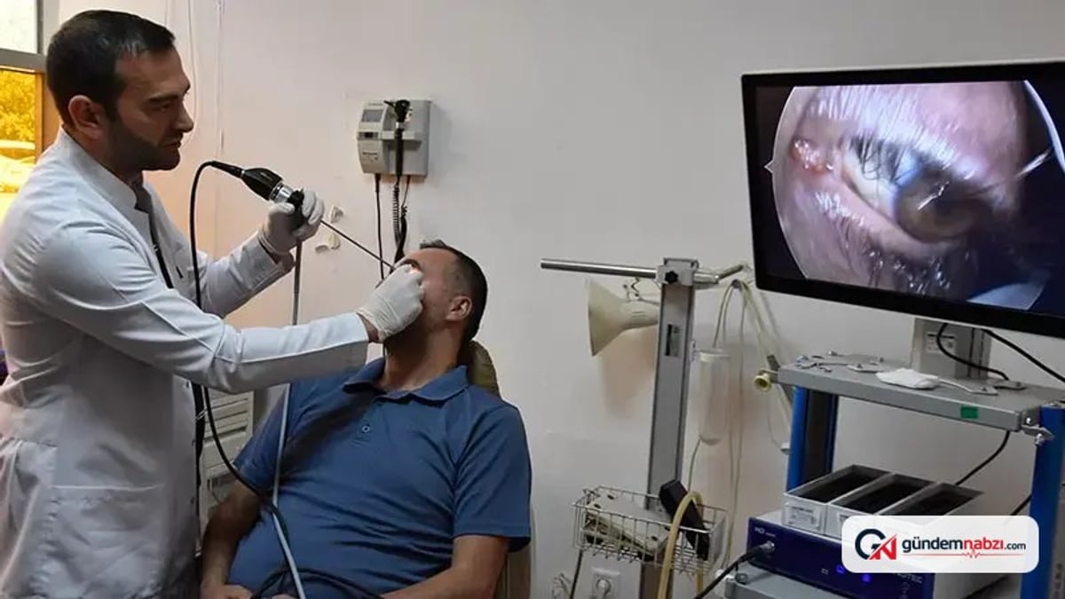 Bitlis'te gözyaşı kanalına yapay tüp takılan hasta sağlığına kavuştu