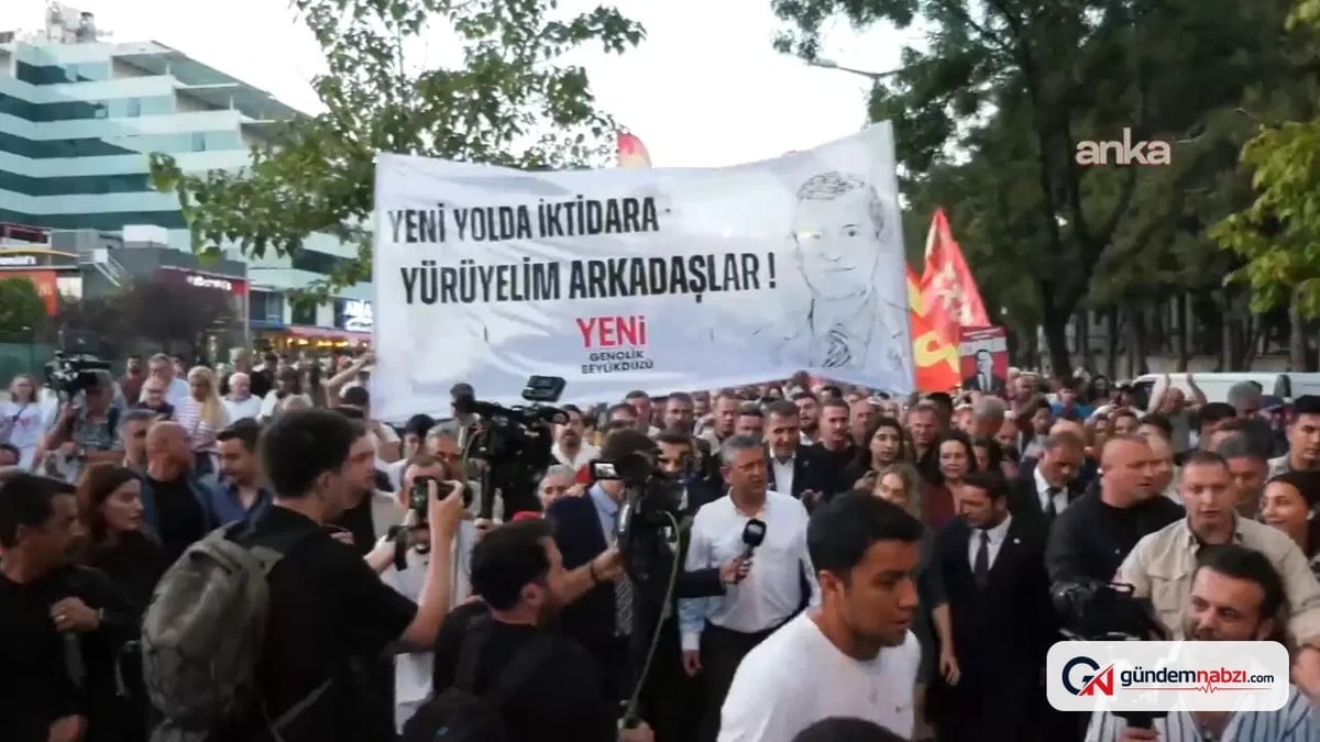 İstanbul'da tutuklu belediye başkanları için yürüyüş