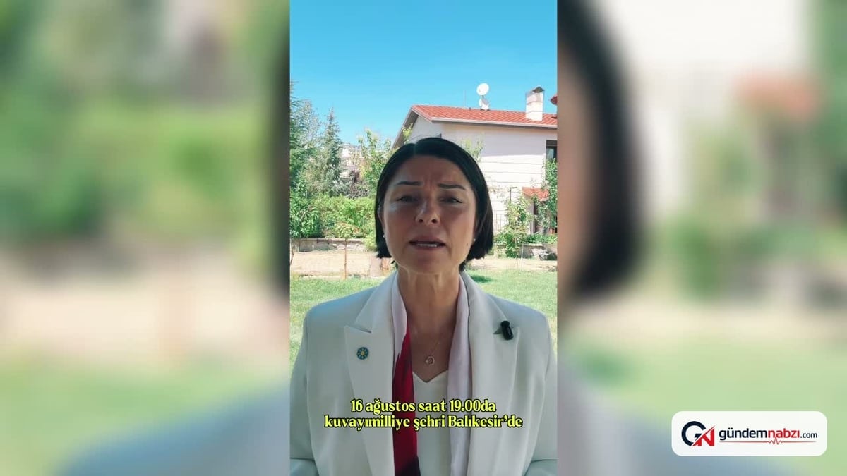 Balıkesir'de miting çağrısı: Kevser Ofluoğlu'ndan Kuvayımilliye vurgusu