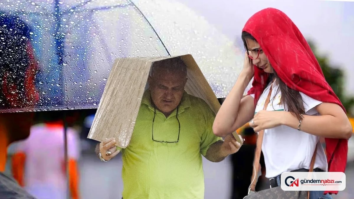 Meteoroloji'den yağmur ve fırtına uyarısı!